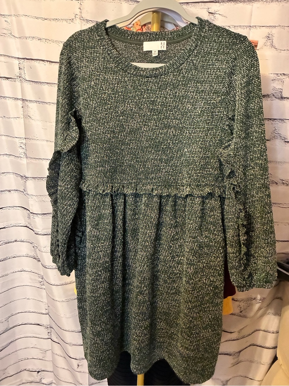 Anthropologie RO&DE  Stella Ruffle Mini Dress - Picture 2 of 4